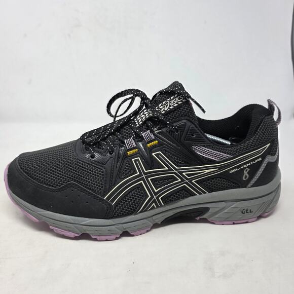 ASICS Gel-Venture 8 Wide Men’s 11 Black Gray Trail Running Shoes Comfort main image 7